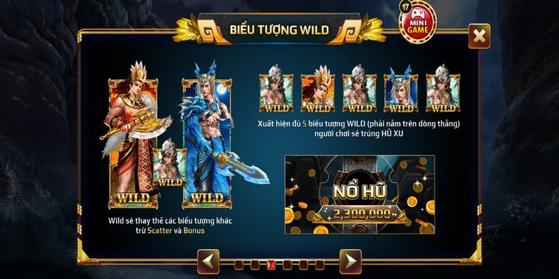 Nhiều nút biểu tượng đặc biệt trong game nổ hũ Sơn Tinh Thủy Tinh Kubet Nhiều nút biểu tượng đặc biệt trong game nổ hũ Sơn Tinh Thủy Tinh Kubet